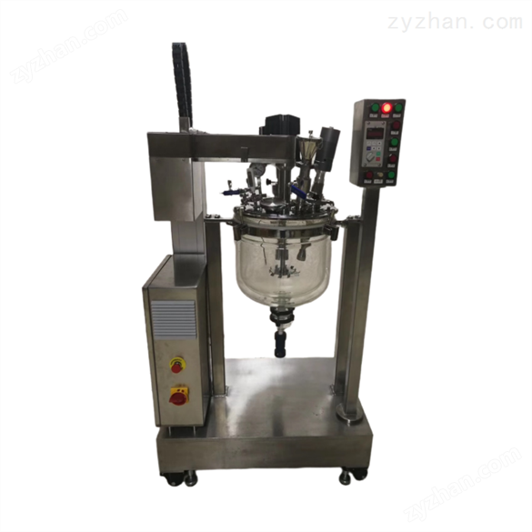 雙層玻璃反應釜10L雙層中式合成反應釜