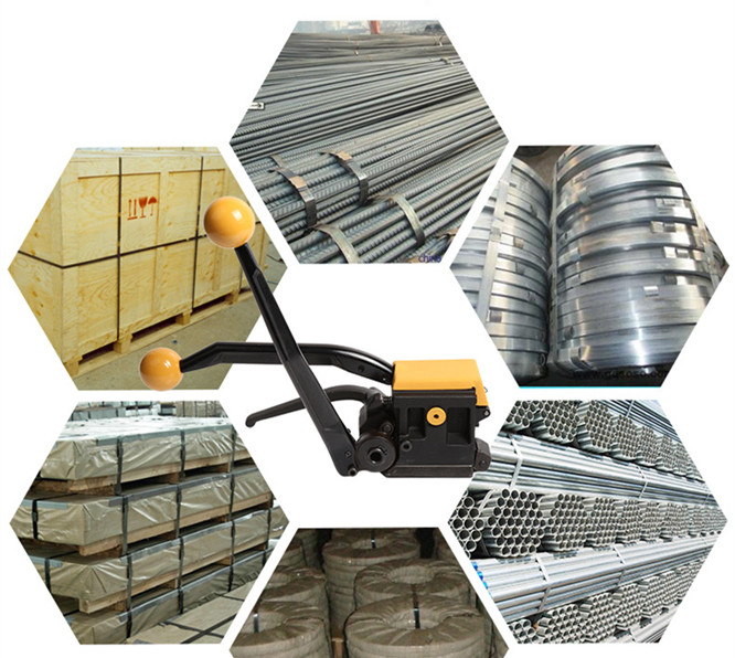 a333-a333钢带免扣捆包机 阴阳扣铁皮打包机 a333手动免扣打包机